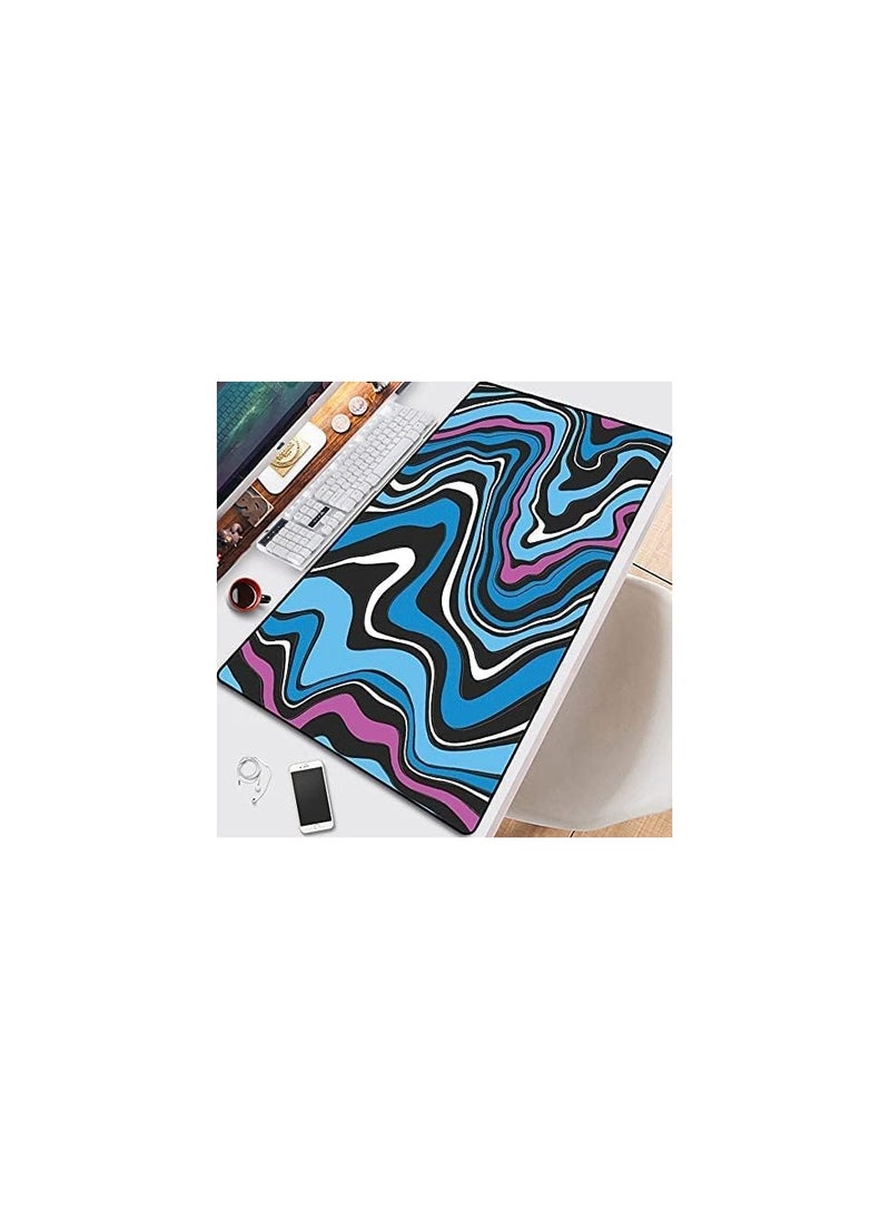 Dubkart - Liquid Computer Mouse Pad Large Gaming Mouse Pad Mousepad Large Keyboard Mouse Pad Desk Mat.(Random colour) - Image 1