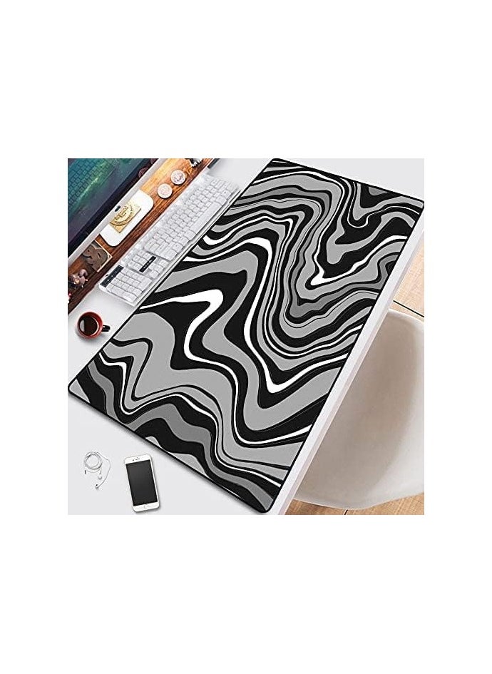 Dubkart - Liquid Computer Mouse Pad Large Gaming Mouse Pad Mousepad Large Keyboard Mouse Pad Desk Mat.(Random colour) - Image 1