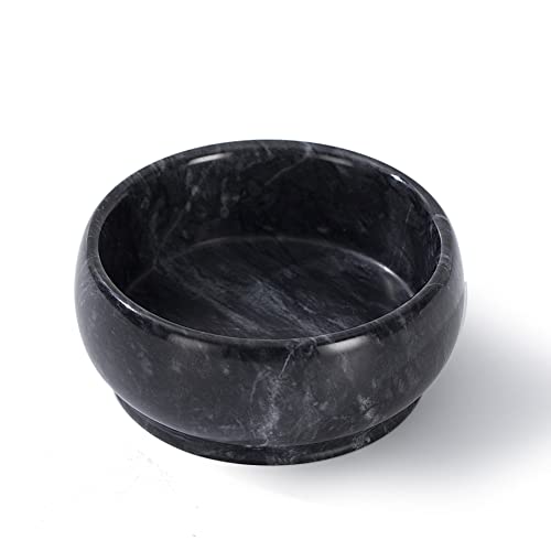 CM CHIC MONDAY 4.72 Inch Decorative Bowls - Natural Marble Key, Coffee Table Centerpiece, Soap Serving, Incense Burner, Smudge Bowl - Image 1