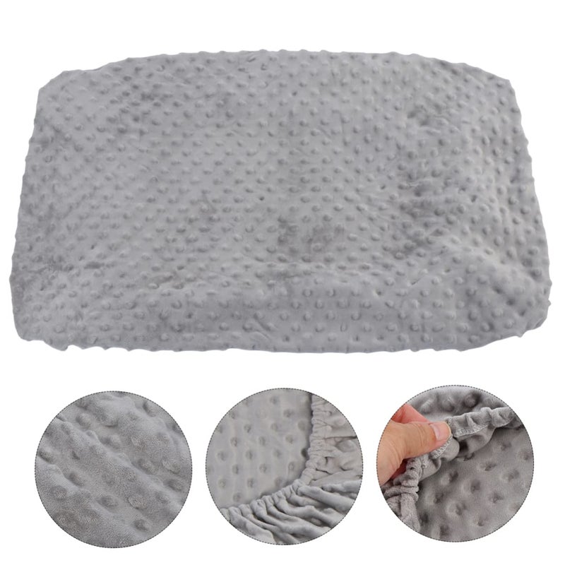 Grey Changing Table Cover Breathable Pad Protector For Diaper Changes Strollers High Chairs - Image 3
