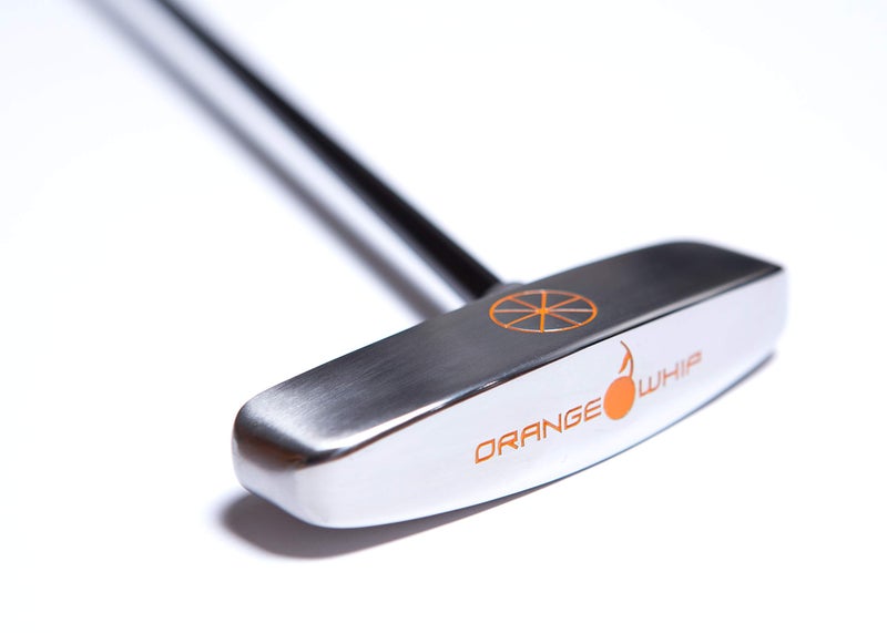 Orange Whip Putter Blade Made in USA, Golf Swing Trainer for Putting, 35" - Image 1
