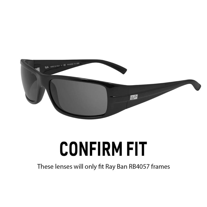 IKON LENSES Replacement Lenses for RB4057 Ray Ban (Polarized) - Fits RayBan RB 4057 Sunglasses (Black) - Image 2