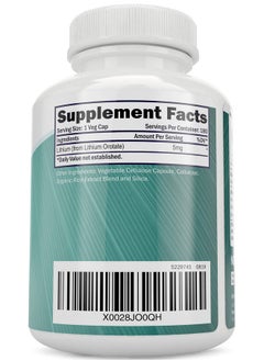 Purely Holistic Lithium Orotate 5mg, 180 Vegetarian Lithium Capsules, Supplement Lithium Orotate 5mg, 180 Vegetarian Lithium Capsules, Helps Maintain Healthy Mood, Behavior Memory and Wellness  - Image 3