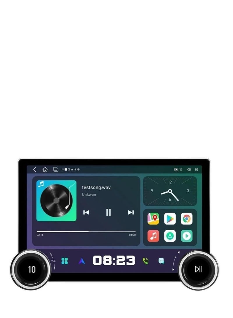 11.8 Inch Diamond 2K Car Android Screen Support Apple Carplay Android Auto Wireless Suitable For 9 Inch 10 inch Android Frame 4GB RAM 64GB ROM Fast Interface Quick Boot AHD Camera Included - Image 1