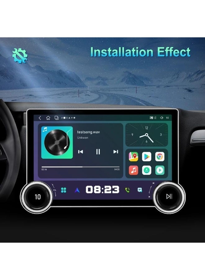 11.8 Inch Diamond 2K Car Android Screen Support Apple Carplay Android Auto Wireless Suitable For 9 Inch 10 inch Android Frame 4GB RAM 64GB ROM Fast Interface Quick Boot AHD Camera Included - Image 5