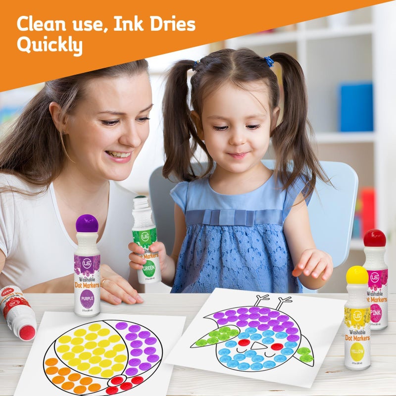 Ultimate Stationery Dot Markers, Dot Markers for Toddlers, Dot Art, Dot Paints Washable for Kids, Bingo Daubers, Washable Dot Markers Toddler Arts and Crafts, Kindergarten Classroom Must Haves - Image 3