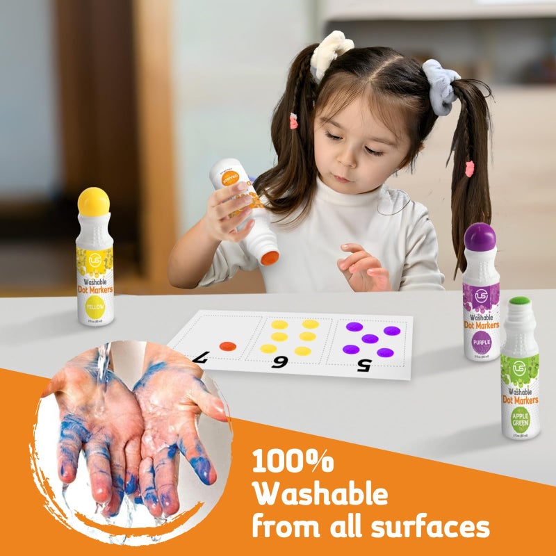 Ultimate Stationery Dot Markers, Dot Markers for Toddlers, Dot Art, Dot Paints Washable for Kids, Bingo Daubers, Washable Dot Markers Toddler Arts and Crafts, Kindergarten Classroom Must Haves - Image 2