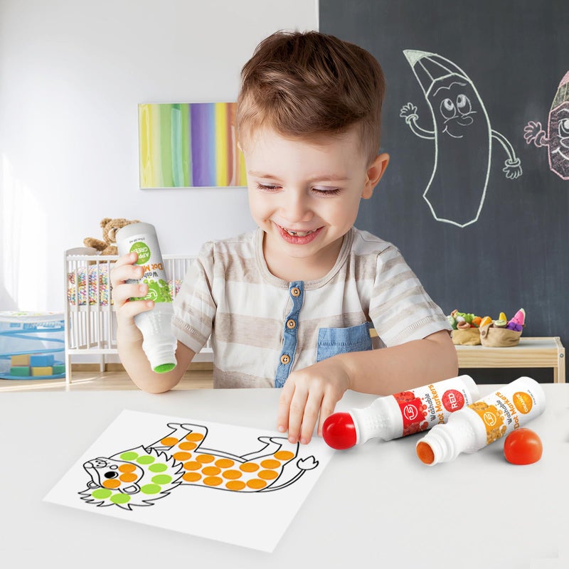 Ultimate Stationery Dot Markers, Dot Markers for Toddlers, Dot Art, Dot Paints Washable for Kids, Bingo Daubers, Washable Dot Markers Toddler Arts and Crafts, Kindergarten Classroom Must Haves - Image 5