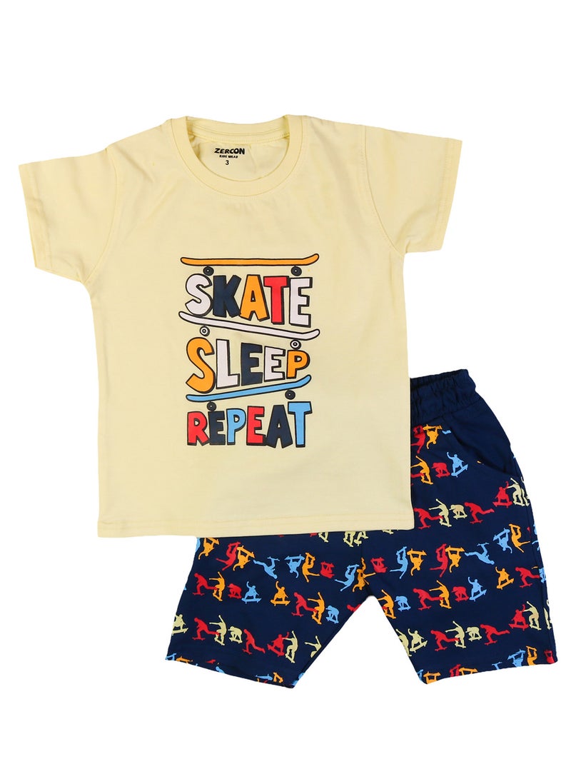 Zercon Summer Pajama Set for Boys 7204 - Image 1