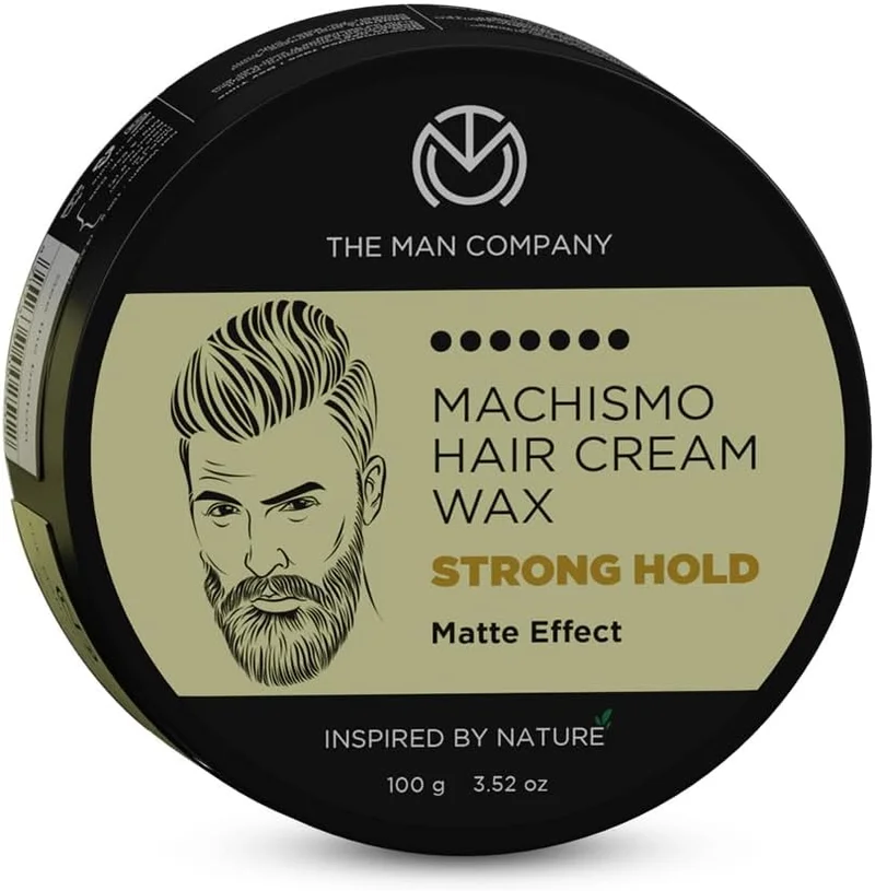 The Man Company The Man Company Machismo Stronghold Hair Wax for Men| Stylish Matte Finish with Volume | Non Sticky - 100gm