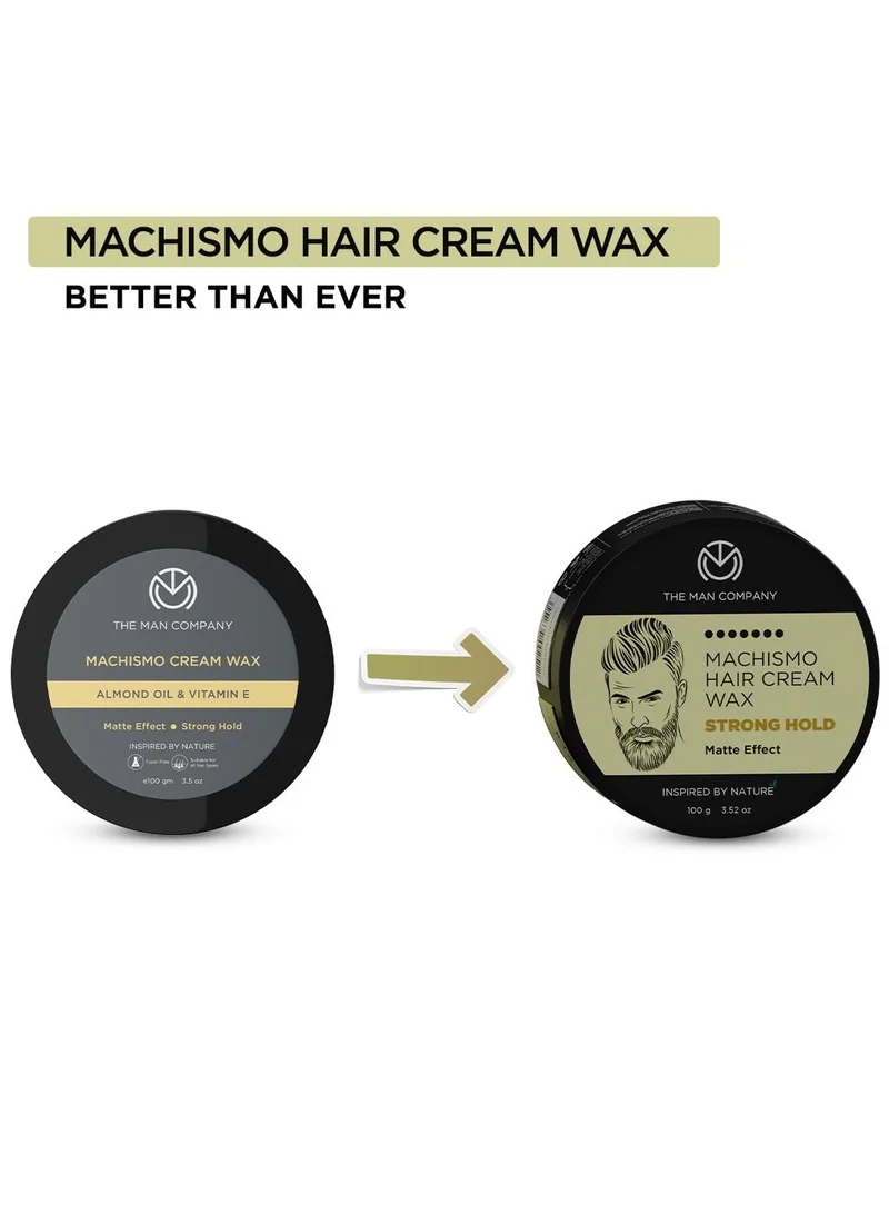 The Man Company  The Man Company Machismo Stronghold Hair Wax for Men| Stylish Matte Finish with Volume | Non Sticky - 100gm for Men | Best Price UAE