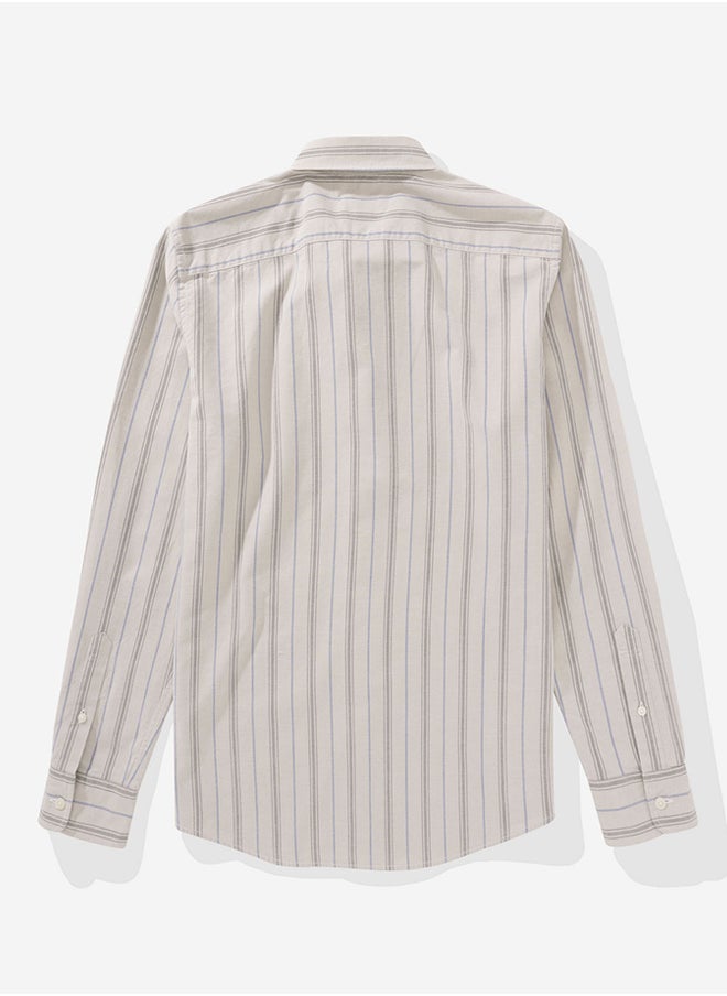 American Eagle - Slim Fit Oxford Shirt - Image 1