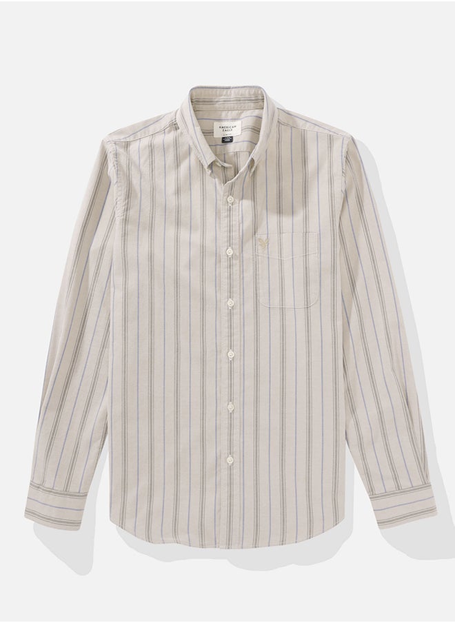American Eagle - Slim Fit Oxford Shirt - Image 1