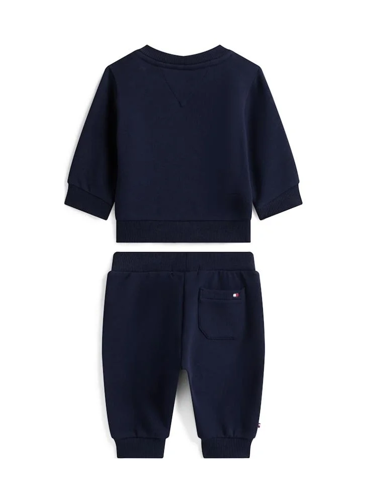 تومي هيلفيغر طقم بنطلون رياضي وبلوزة برسومات للأطفال