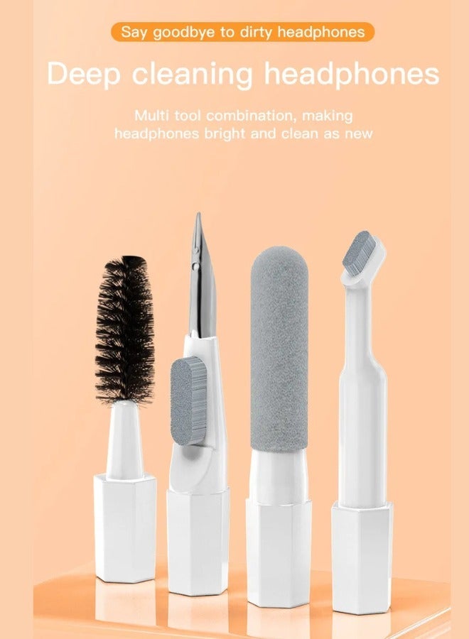 Multi-Function 20-in-1 Electronic Cleaner Kit – Keyboard  Laptop Phone & Headset Cleaning (White) - Image 3