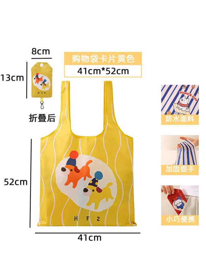 New Korean Style Shopping Bag Cute Printed Large Capacity Tote Bag Lunch Box Bag Student Class Bag