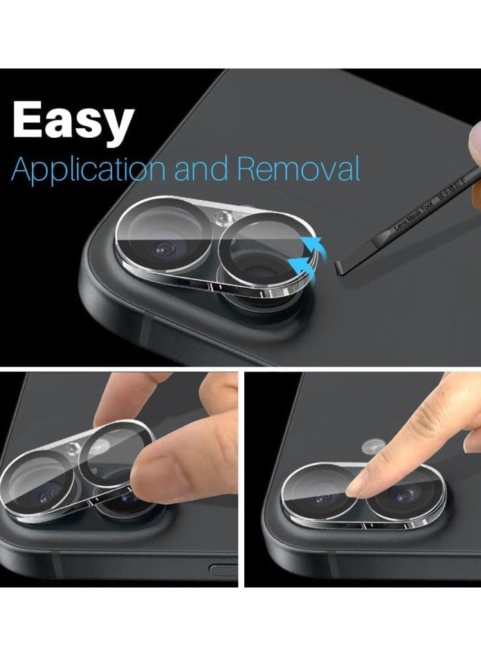 general I Phone 16 - 16 Plus Camera Lens Protection Tempered Glass - Image 4
