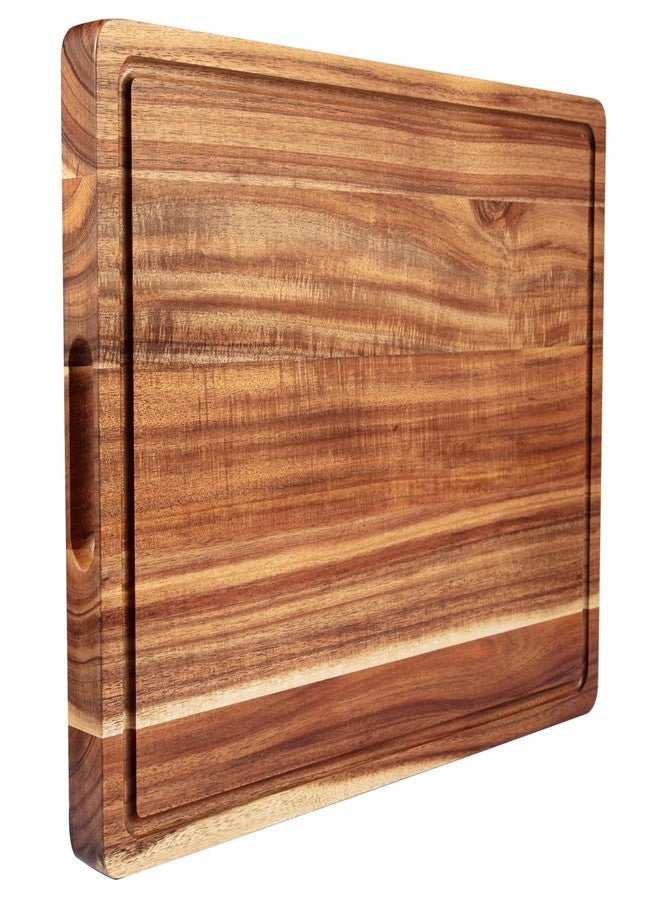GAOMON Large Wooden Cutting Board for Kitchen, 20" x 15" Acacia Wood Butcher Block Cutting Board with Juice Groove, Thick Chopping Board Carving Board for Meat Turkey Vegetables - Image 1