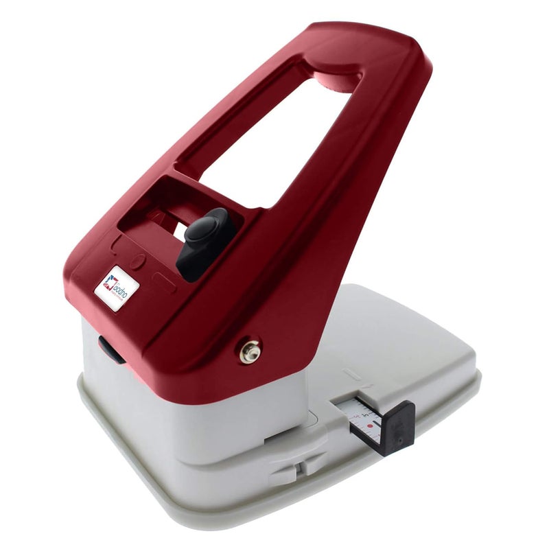 Bodno 3-in-1 ID Badge Slot Punch for PVC Cards (Works with ID Card Printers) - Red, 3 in One - Image 1