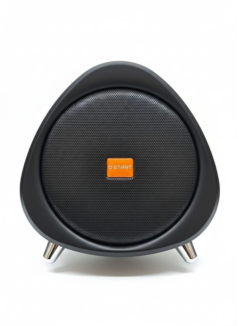 ST-L031 LED Bluetooth Speaker with RGB Lights, Wireless Portable Music Player, Black - Image 1