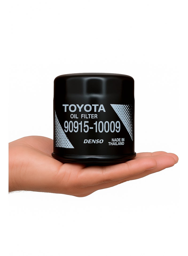 TOYOTA Toyota Genuine Oil Filter – Part Number: 90915-10009 – Original Denso Quality – Made in Japan/Thailand  - Image 3