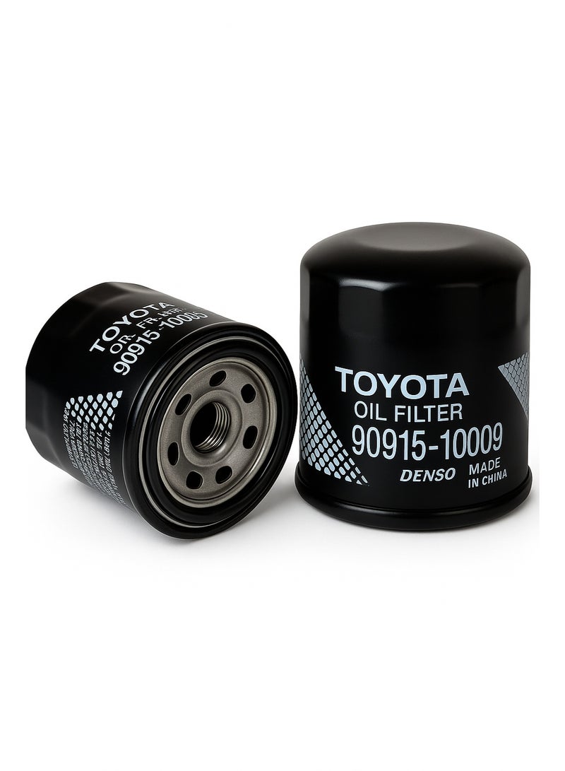 TOYOTA Toyota Genuine Oil Filter – Part Number: 90915-10009 – Original Denso Quality – Made in Japan/Thailand  - Image 2
