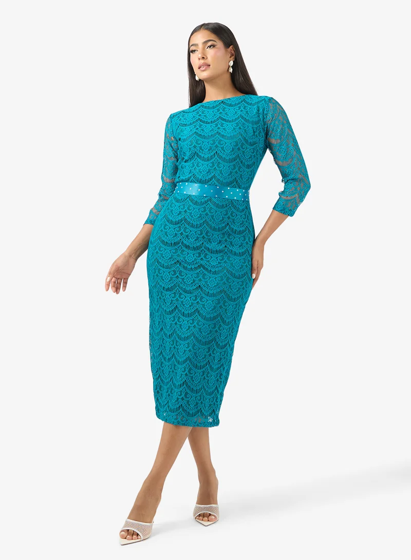 Lace Sheath Dress