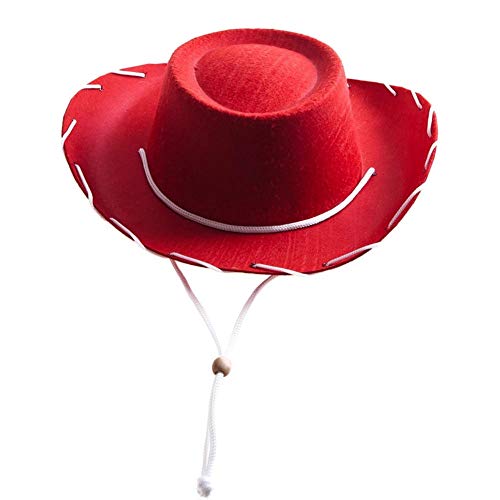 Century Novelty Children's Red Felt Cowboy Hat - Image 2
