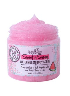 Bella  Bear Sweet n Sassy Watermelon Body Scrub 3in1 67 Oz Exfoliating Cleansing Moisturizing