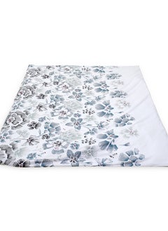 Home-Tex Design King Size 100% Cotton 6 Piece Bed Set with reversible Duvet cover - 1 Printed Flat Sheet 240x260 cm 1 Printed Duvet Cover 240x200 cm 4 Pillows 50x80 cm Design Amarande  - Image 2