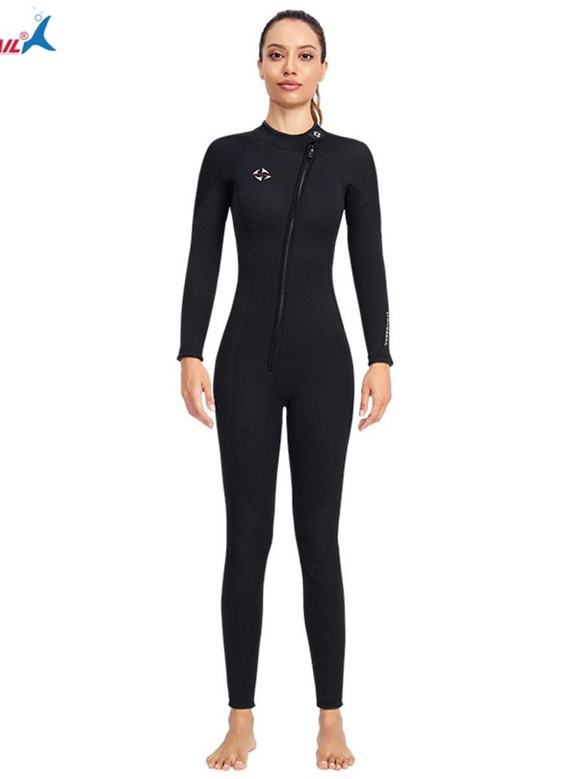 DIVE & SAIL A Thin Quick-drying Bathing Suit For Women With A Waterproof Mother-surf Effect Black  - Image 1