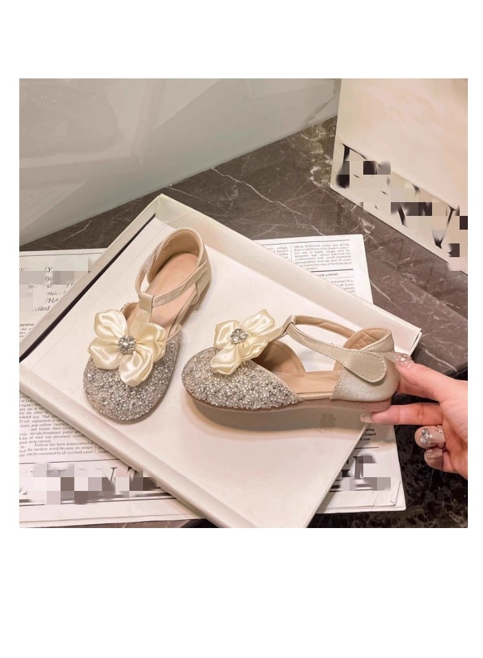 XiaoXiang Feng Shui Diamond Soft Bottom Princess Sandals - Image 1