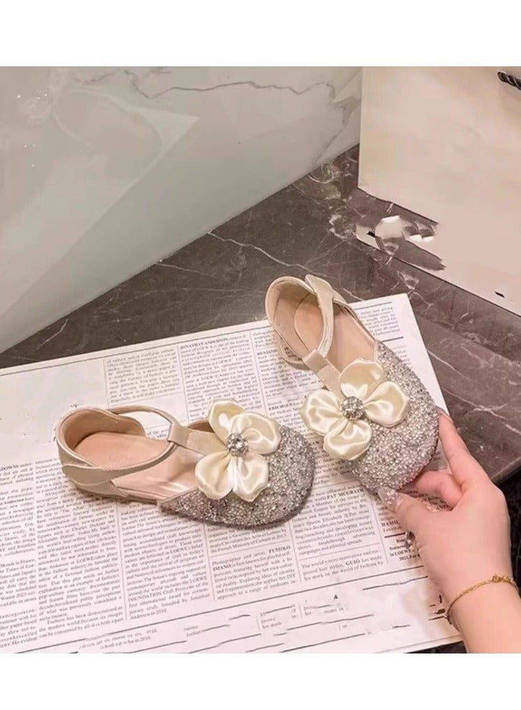 XiaoXiang Feng Shui Diamond Soft Bottom Princess Sandals - Image 3