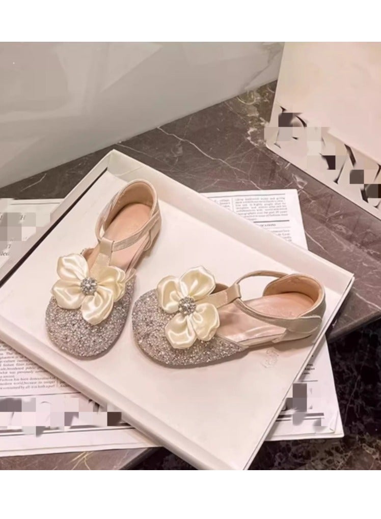 XiaoXiang Feng Shui Diamond Soft Bottom Princess Sandals - Image 4