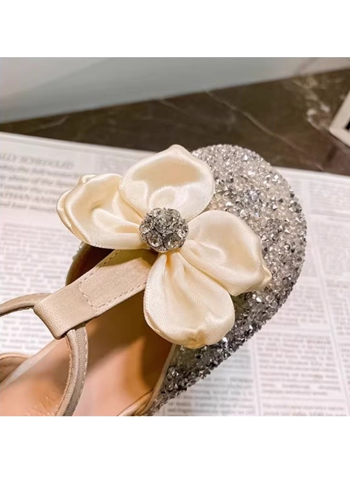 XiaoXiang Feng Shui Diamond Soft Bottom Princess Sandals - Image 5
