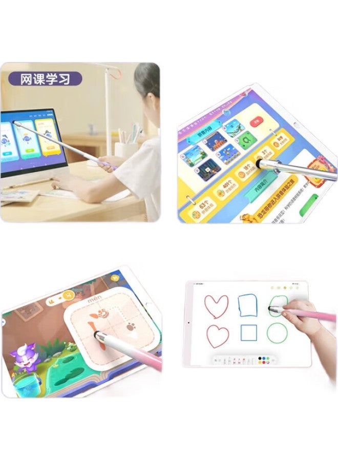 Linkstone Kids Touch Screen Pen For Hiwonder W3 Learning Machine Touch Pen Ipad Retractable Point Reading Pen Universal Excellent School Step By Step High S6 Capacitive Pen Tablet Touch Reading Stick - Image 1