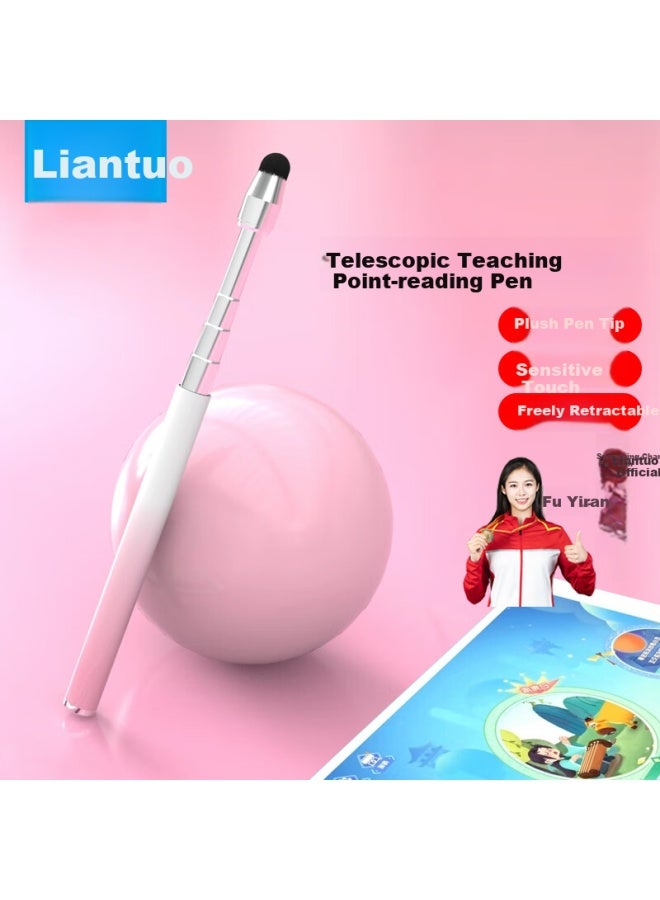 Linkstone Kids Touch Screen Pen For Hiwonder W3 Learning Machine Touch Pen Ipad Retractable Point Reading Pen Universal Excellent School Step By Step High S6 Capacitive Pen Tablet Touch Reading Stick - Image 1