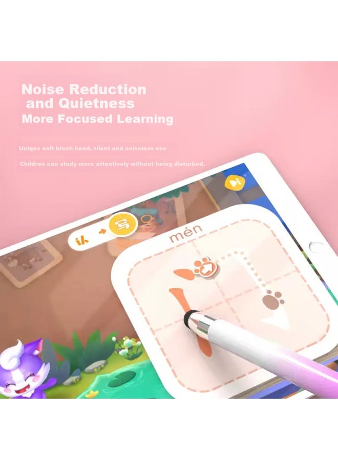 Linkstone Kids Touch Screen Pen For Hiwonder W3 Learning Machine Touch Pen Ipad Retractable Point Reading Pen Universal Excellent School Step By Step High S6 Capacitive Pen Tablet Touch Reading Stick - Image 3