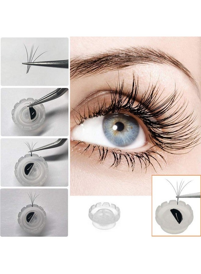 AKOAK 50 Pcs Eyelash Grafting Flower Cupspecially Designed For Eyelash Graftingsun Blossom Drop Glue Cup Beauty Eyelash Tool - Image 3