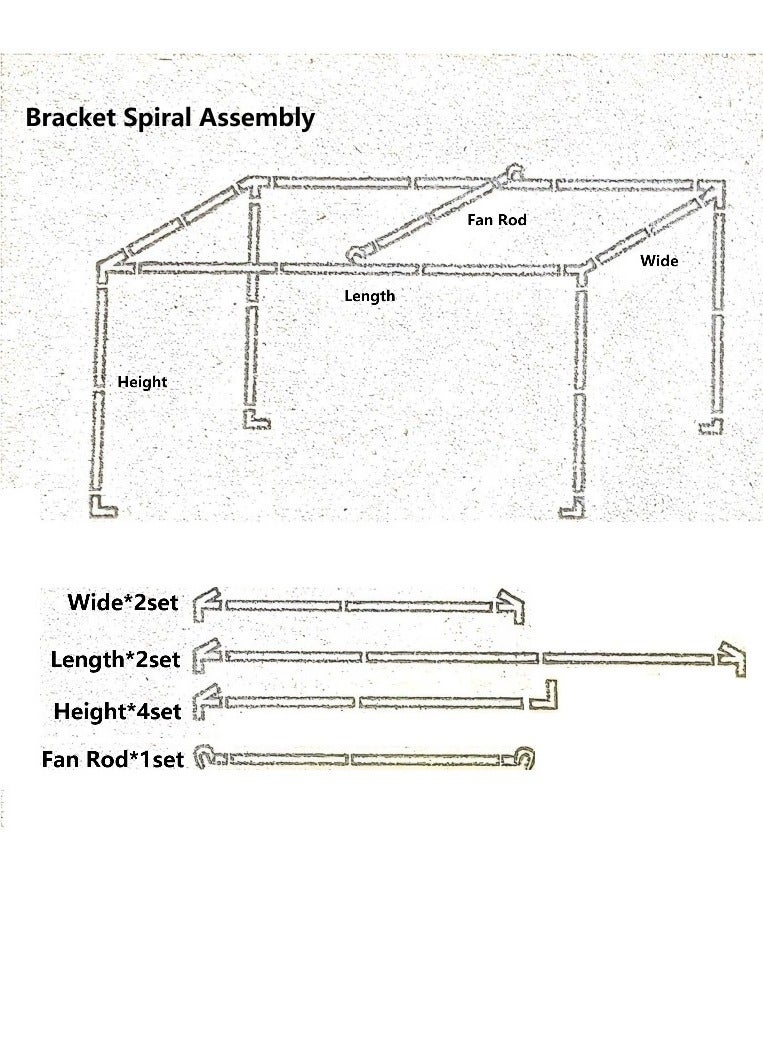 SISGL Upper Deck Single Bed Curtain Privacy Bed Tent With Stand And Mosquito Net - Image 5