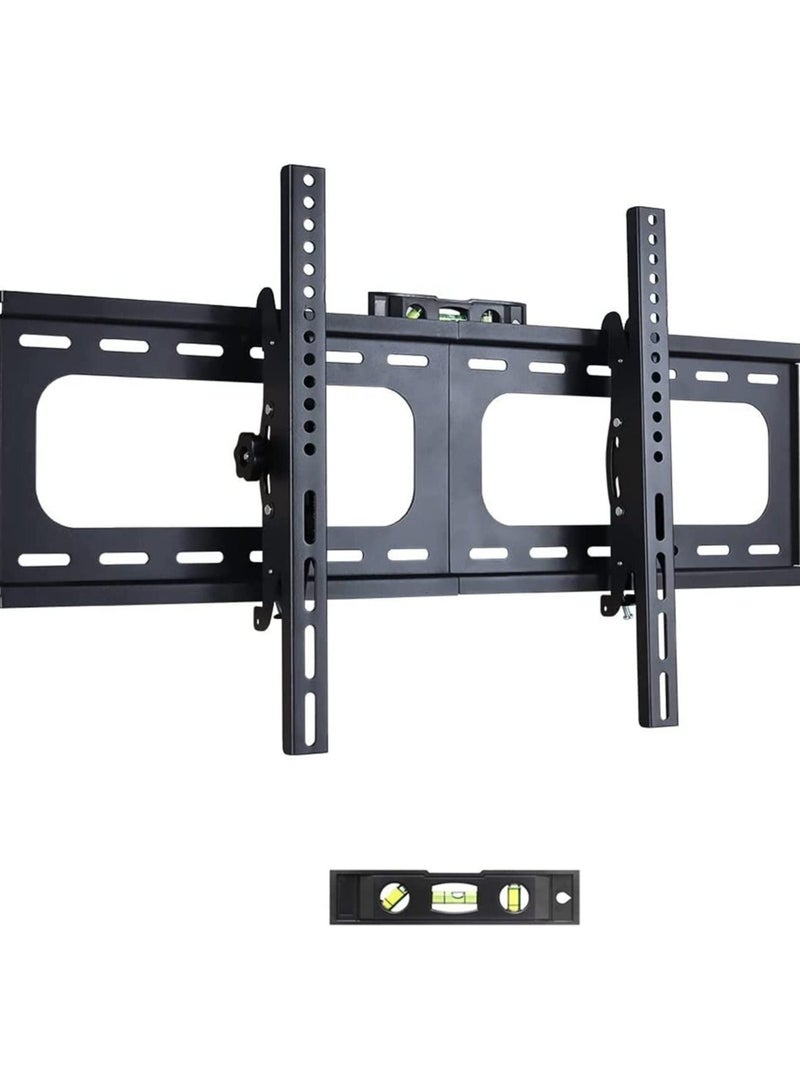 26" - 75" Fixed TV Wall Mount Bracket, Universal Tilt TV Heavy Duty Wall Mount Adjustable TV Stand for LED LCD OLED Plasma TV with Super Strong 50kg Weight Capacity VESA up to 700 x 400