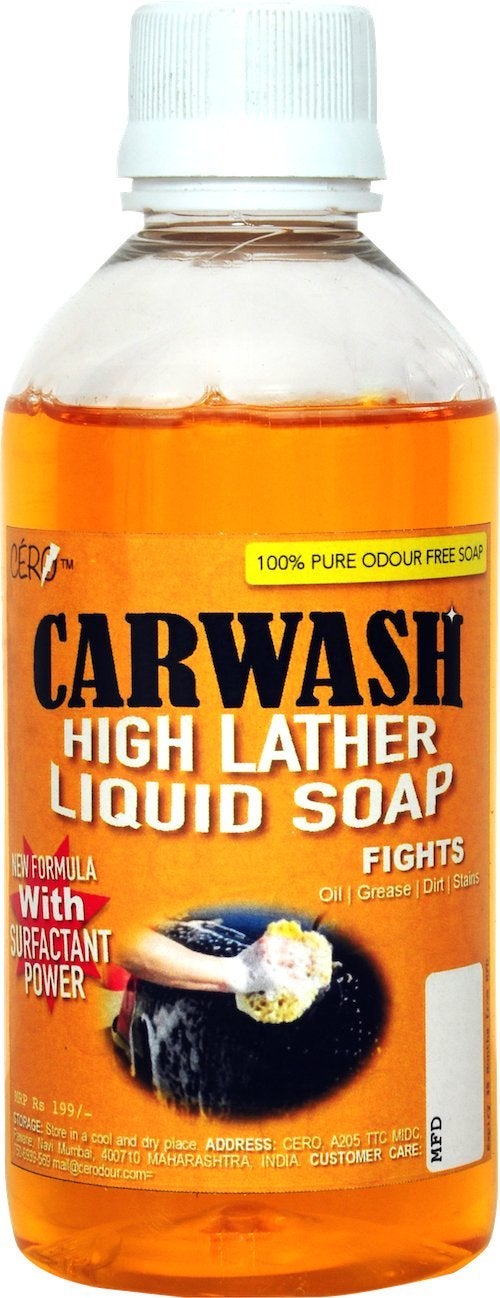 CERO Carwash High Foam Liquid Soap 100% Odour Free Soap (200ml) - Image 5