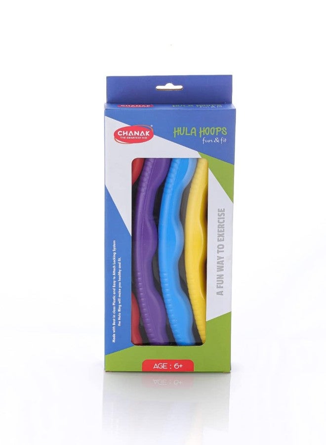 Chanak Hula Hoop for Adults & Kids, Inter-Lockable 8 Pieces Exercise & Fitness Hula Hoop, Detachable Multicolor Hoola Hoop for Kids Above 3 Years, BIS Approved (Box) - Image 3