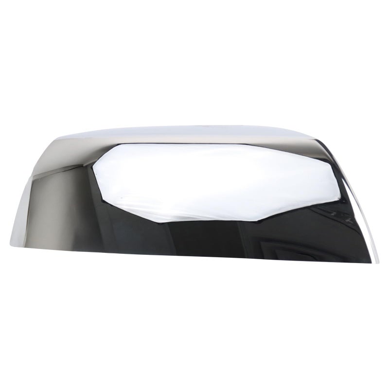 TRQ Passenger Side Mirror Cap Chrome Compatible with 20102022 Toyota Sequoia 20072013 Tundra