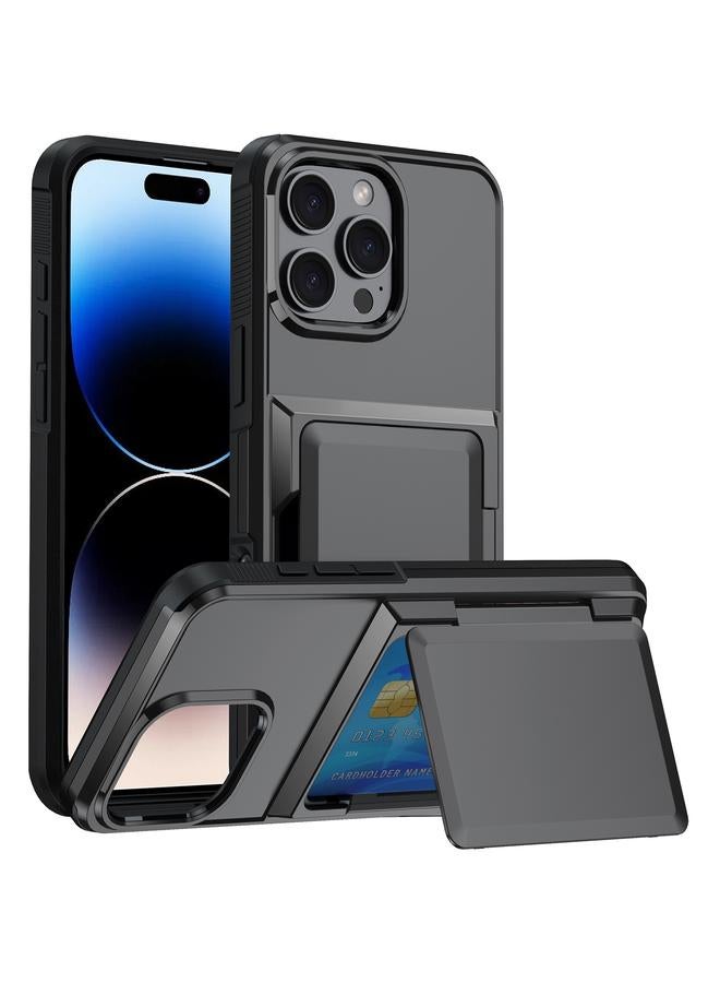 اس-توب جراب لهاتف iPhone 14 Pro مزود بفتحة للبطاقات - Image 1