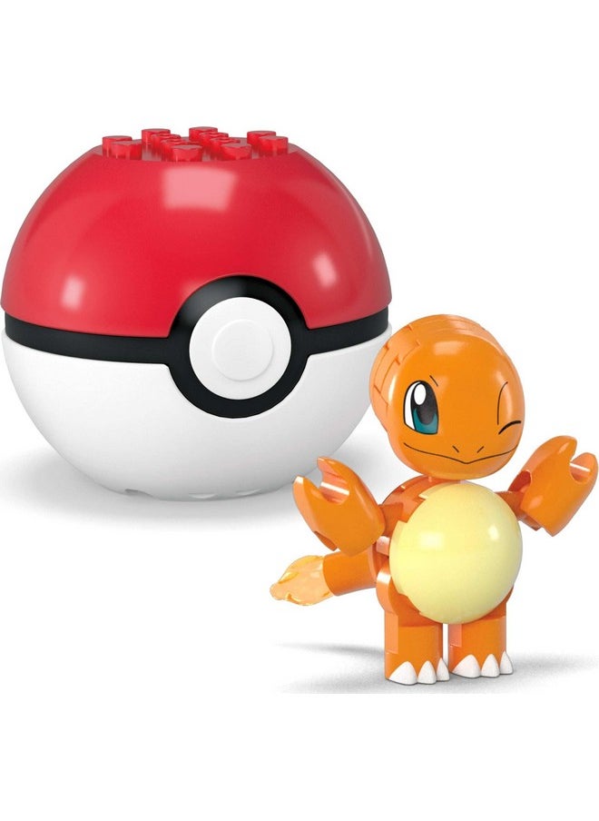 Mega Brands MEGA Pokémon Action Figure Building Toys Set, Poké Ball 2-Pack, Charmander and Eevee with 40 Pieces, for Kids  - Image 5