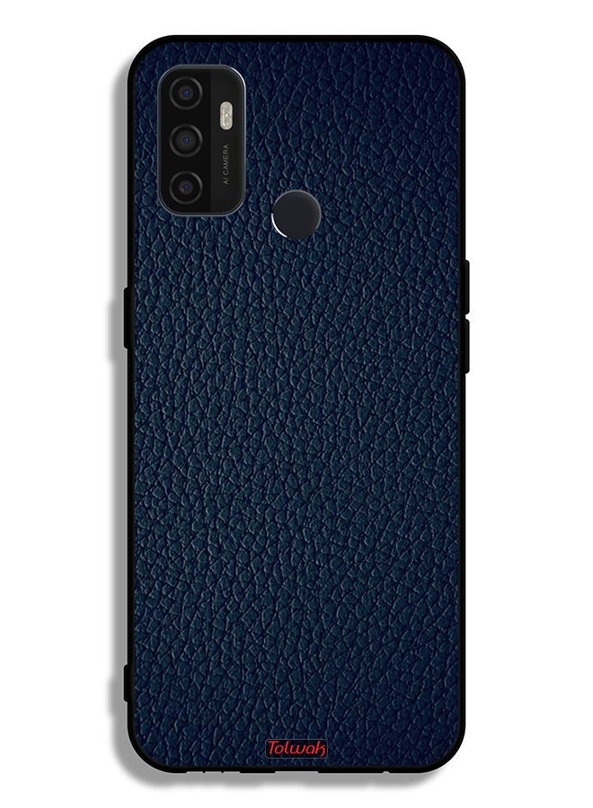 Tolwak Oppo A32 Protective Case Cover Leather Pattern - Image 2