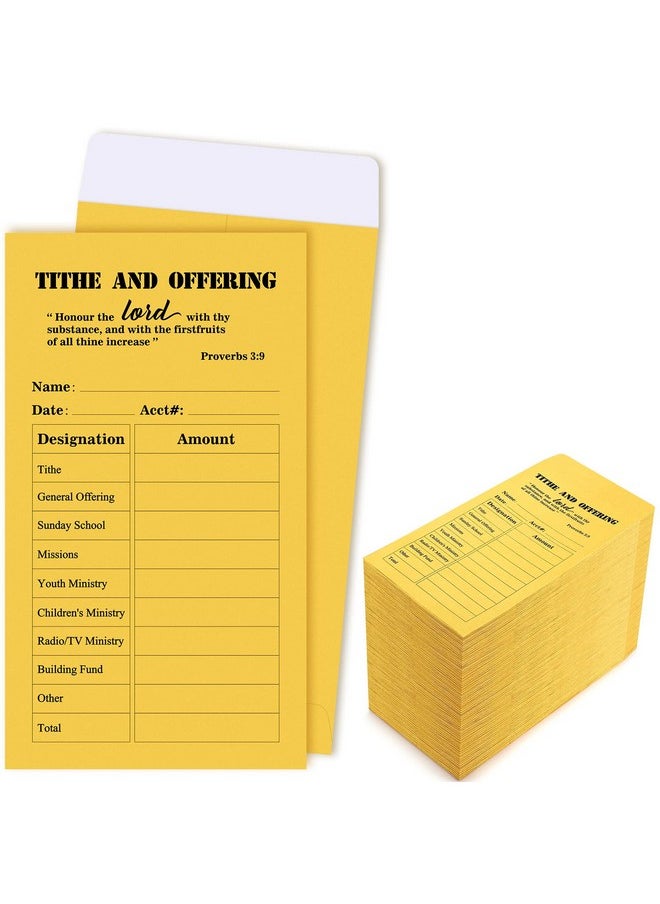 Woanger - 500 Pcs Tithes And Offering Envelopes For Church 6.3 X 3.5 Inches Church Supplies Tithe Envelopes For Church Saving Money Donation Supplies - Image 1
