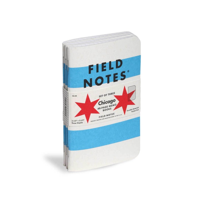 Field Notes: Chicago 3-Pack - Graph Paper - 48 Pages - 3.5" x 5.5" - Image 3
