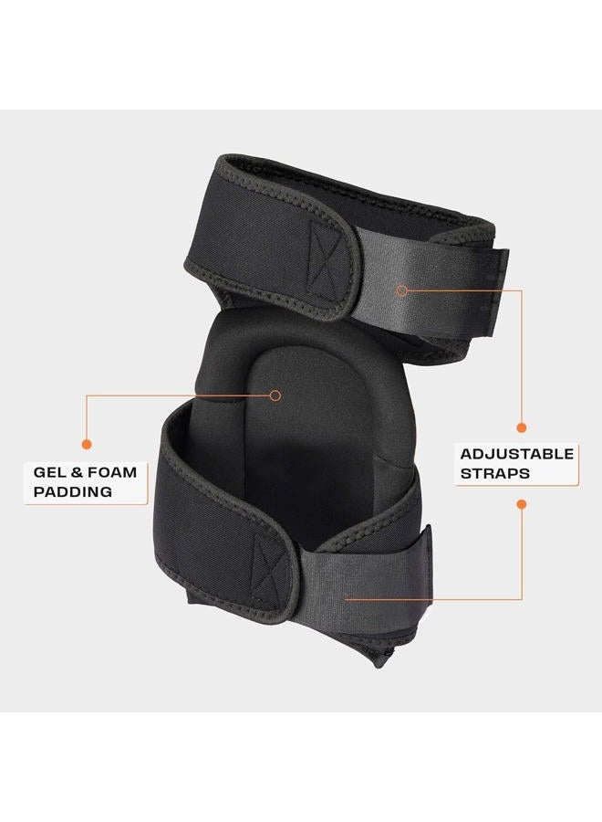 THUNDERBOLT Knee Pads for Men Construction Knee Pads for Work for Men and Women with Double Gel for Gardening Flooring Roofing Heavy Duty with Extra Thick Foam and Strong Adjustable Non-Slip Straps - Image 2